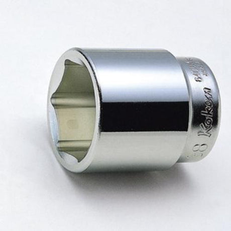 Koken 6400A 6pt socket 3/4" drive, durable chrome molybdenum alloy, flat drive design for optimal torque and surface contact.