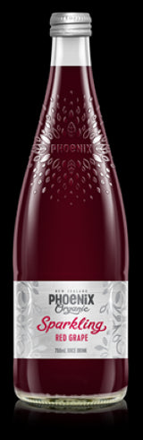 Bottle of Phoenix Sparkling Red Grape Juice, 750ML, featuring vibrant flavor and elegant bubbles, ideal for celebrations.