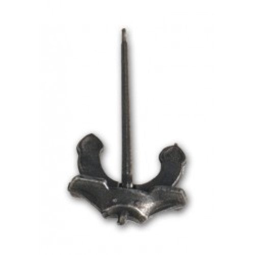 Wooden 40mm anchor fitting for model ships, designed for stability and authenticity in maritime craftsmanship.