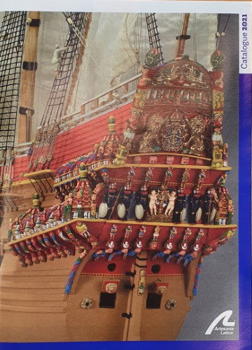 Artesania Latina Catalogue 2021 showcasing exquisite handcrafted models and artisan designs for collectors and hobbyists.
