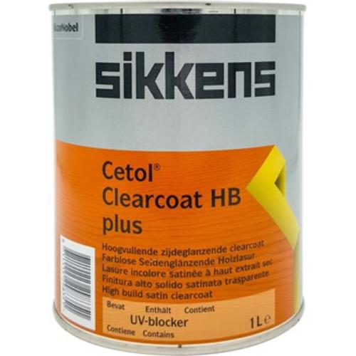 Sikkens Clearcoat Hb Plus 1L, a colourless satin gloss clear coat, protects timber while enhancing its natural beauty.