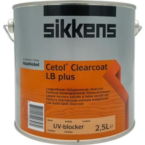 Sikkens Clearcoat LB Plus 2.5L: premium satin gloss clear coat for protecting and enhancing outdoor timber surfaces.