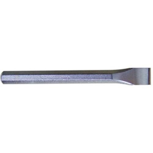 Topman 1501-025mm Cold Chisel, 25mm wide x 215mm long, high carbon steel, octagonal stock, chrome finish for durability.