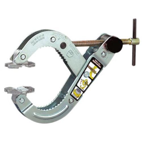 Heavy-duty Strong Hand Shark Clamp with T-handle, 127mm opening, and 455kg pull force for secure, quick clamping.