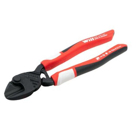 Compact Will X-Series Mini Power Bolt Cutter with high lever ratio, cutting medium hard wire up to 4.4mm easily.