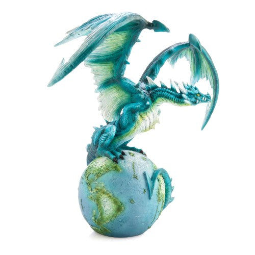 Ornament - Earth Dragon and Globe Figurine (28cm)