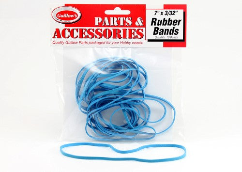 Balsa Kits- 7" x 3/32 Rubber Band (Pack of 10)