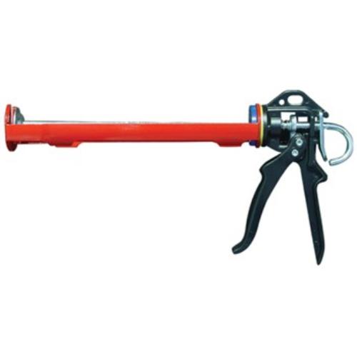 Heavy-duty 260mm skeleton caulking gun for professionals and DIYers, designed for precision and comfort in sealing applications.