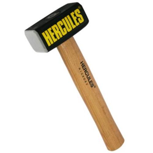 Hercules Club Hammer with hickory handle, 4 lb weight, designed for light demolition and driving stakes or chisels.