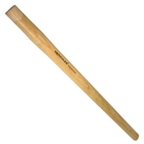 Hercules Sledge Hammer handle made of durable hickory, designed for 4lb hammers, includes fixing wedges for easy installation.