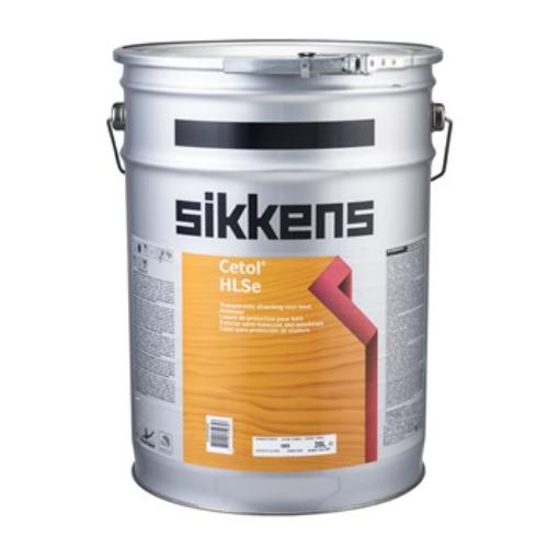 Sikkens Hlse Ebony 20L wood stain, a translucent, weather-resistant finish enhancing wood's natural grain and beauty.