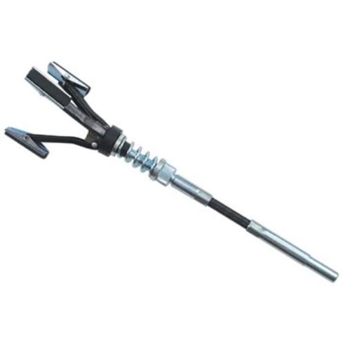 AmPro Adjustable Brake Cylinder Hone, 19-63mm, features flexible shaft, knurled nut for tension control, 3-jaw design, 220 grit.