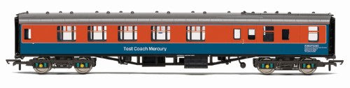 Hornby Trains BR Departmental ex-Mk1BCK 'Mercury' model, 1:76 scale, detailed representation of a historic test coach.