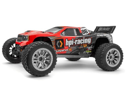 Radio control car Jumpshot ST V2.5, featuring a sleek design, powerful motor, and durable chassis for exceptional off-road performance.