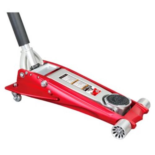 Torin Big Red Aluminium Racing Jack, 2 Ton, lightweight, low profile, fast lifting, safe design, perfect for cars with low clearance.