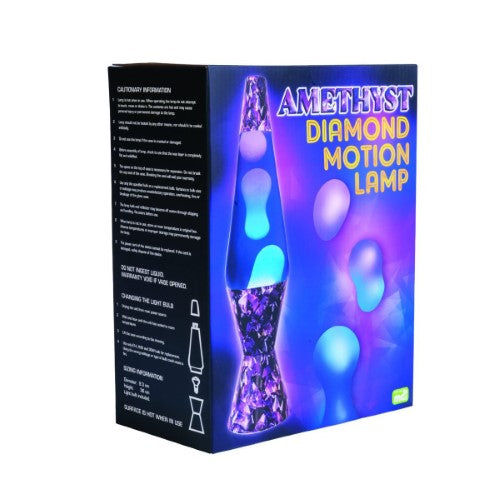 Motion Lamp - Amethyst Diamond (36cm)