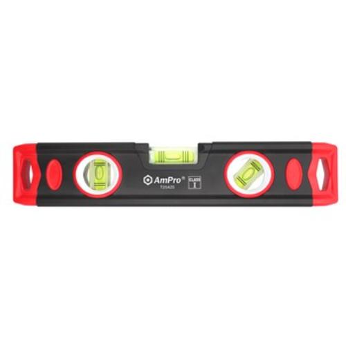 AmPro Aluminium Magnetic Level 9" 3 Angle Magnetic