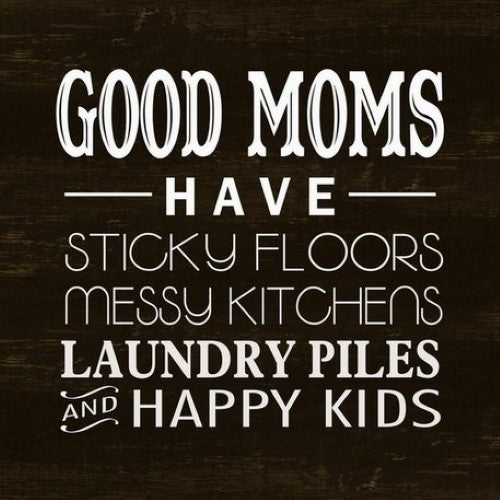 Wall Art on MDF - Good Mums (40 x 40cm)