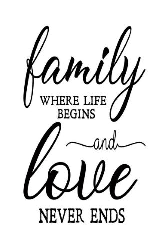 Wall Art on MDF - Family (40 x 60cm)