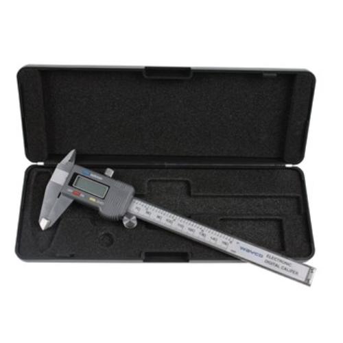 Wayco 6" digital caliper with clear LCD display for precise metric and imperial measurements, crafted from durable stainless steel.