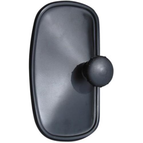 THM TH1658 Truck Mirror for Saab-Scania, 155 x 260mm, flat design with clip for secure attachment and enhanced visibility.