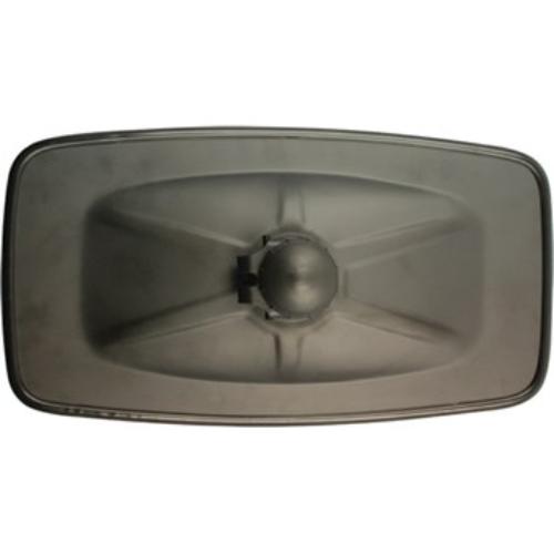 Flat truck mirror for Saab-Scania, 231 x 420mm, enhances visibility and safety with durable design and easy installation.
