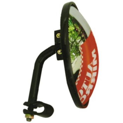 THM TH1765 convex angle mirror, 146mm diameter, with adjustable 16mm ball joint for enhanced blind spot visibility.