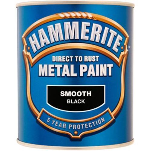Hammerite Smooth 750ml Black
