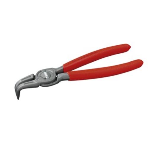 Felo Internal Circlip Plier with 90-degree angled jaws for secure handling of internal spring clips, 12-25mm capacity.