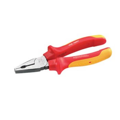 Will Combination Linesman Plier Insulated 200mm VDE for safe wire cutting, gripping, and twisting, features 1000 Volt insulation.