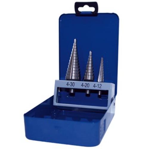 Rex-Plus HSS Step Drill Set 3pc