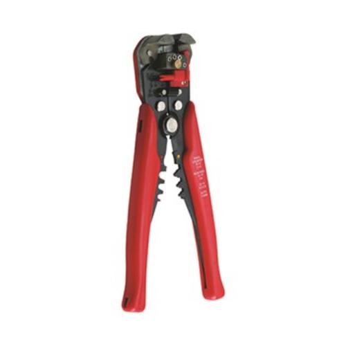 Automatic wire stripper for cables 0.2-6.0mm; features crimping for insulated and non-insulated terminals, durable design.