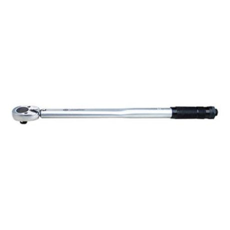 Durable AmPro Torque Wrench 1/2" Dr, 350Nm range with audible click for precise, reliable torque settings in automotive tasks.