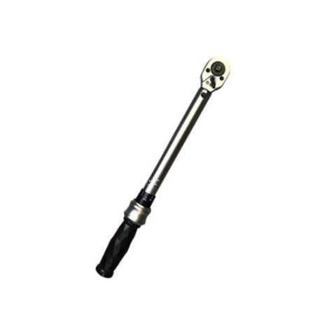 Wayco Torque Wrench 1/4" Drive, 5-25Nm with 24 teeth, featuring ergonomic handle and blow-mould case for precision use.