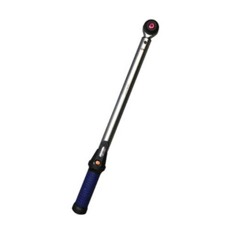 Wayco Reversible Torque Wrench with 72-tooth ratchet, 20-100 Nm range, dual scale, and ergonomic handle in blow-mould case.