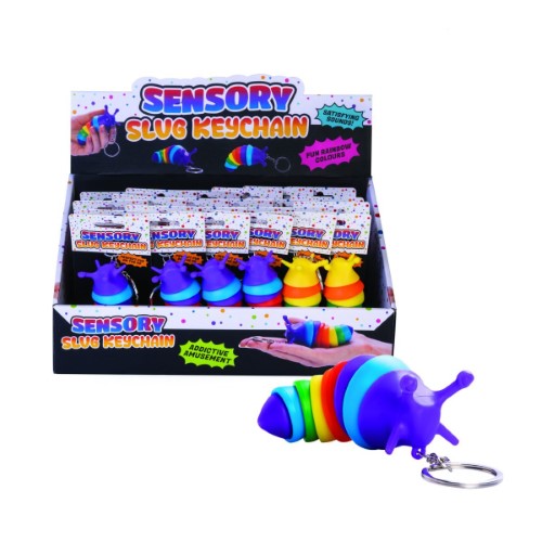 Keychain - Sensory Slug (Set of 24 Assorted)
