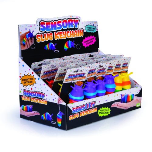 Keychain - Sensory Slug (Set of 24 Assorted)