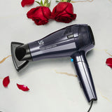 VS Sassoon Cord Keeper Hair Dryer with retractable cord, ionic technology, and folding handle for convenient travel and styling.