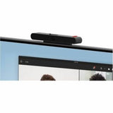 Lenovo ThinkCentre TIO24 24" FHD LED monitor with built-in webcam, modular design, and VoIP features for seamless remote collaboration.