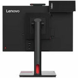 Lenovo ThinkCentre TIO24 monitor featuring a 24" FHD display, webcam, and ideal for remote collaboration with built-in speakers.