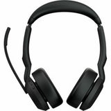 Jabra Evolve2 55 headset with noise-cancelling mic, Air Comfort tech, and dual connectivity for seamless hybrid work.