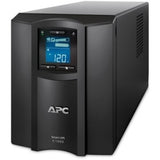 APC Smart-UPS C 1000VA with LCD display and SmartConnect for reliable power protection and remote monitoring.