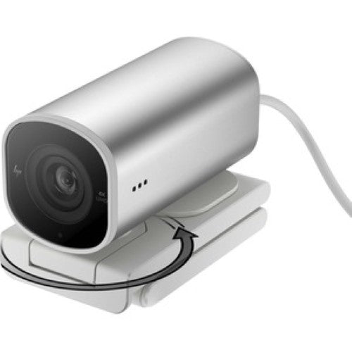 HP 960 4K Streaming Webcam with 8MP resolution, 60 fps video, auto-focus, built-in mic, and USB 3.0 for seamless streaming.