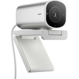 HP 960 4K Streaming Webcam featuring 8MP, 60 fps, USB 3.0, auto-focus, 100° angle, and built-in microphone for clear video calls.