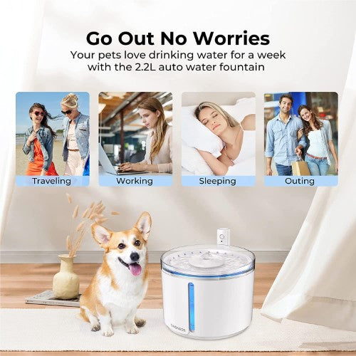 DOGNESS D08 SMART SENSOR FOUNTAIN - Flipside (2.2L)