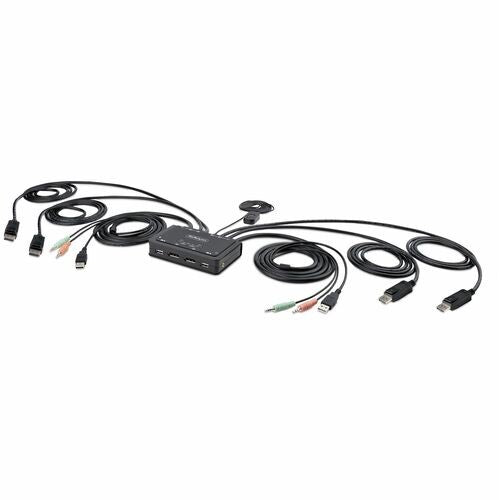 2-Port Dual-Monitor Cable KVM Switchbox - 2 Computer(s) C2-DD46-UA2-CBL-KVM