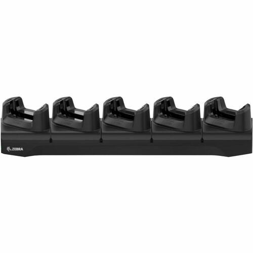 Zebra TC22/TC27 5 Slot Charge Cradle, charges up to five devices quickly, rugged and rack-mountable for efficient organization.