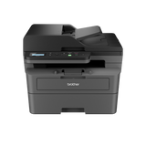 Brother DCPL2640DW Mono A4 Laser Printer, multi-functional with fast printing, scanning, copying, and versatile connectivity options.