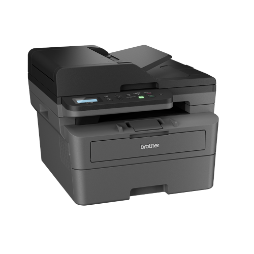 Brother DCPL2640DW Mono A4 Multi-Function Laser Printer, offering fast printing, scanning, and copying with versatile connectivity.