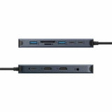 Memory Card Reader - Targus HyperDrive EcoSmart Gen2 Dual HDMI USB-C (Midnight B